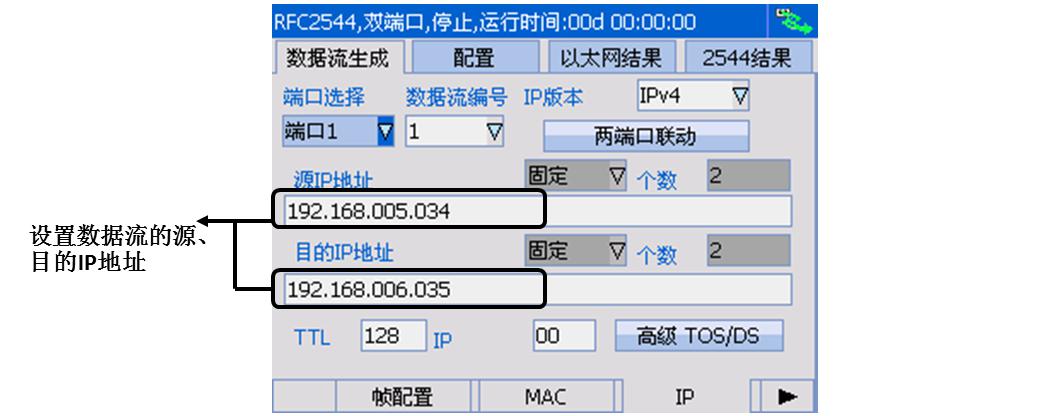 手持式以太网测试仪RFC2544测试演示