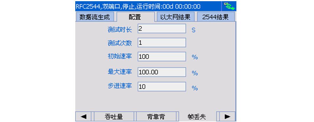 手持式以太网测试仪RFC2544测试演示